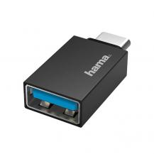 Hama&#8233;HAMA USB-A Adapter till USB-C USB 3.2 Gen1 - Svart&#8233;