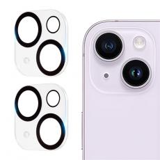 A-One Brand - [2-Pack] iPhone 15 Plus/15 Kameralinsskydd i Härdat glas