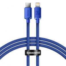 BASEUS - Baseus Crystal USB-C Till Lightning 20W Kabel 1.2m - Blå
