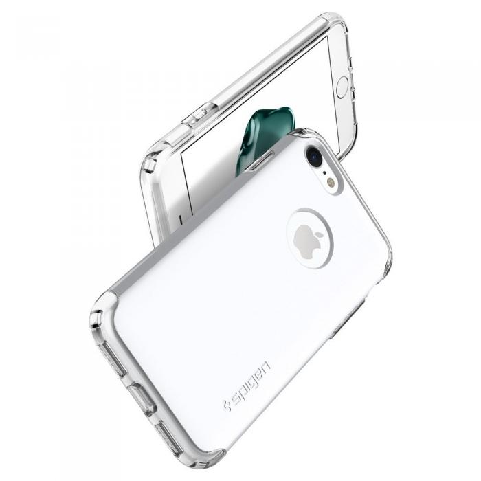 UTGATT5 - Spigen Hybrid Armor Skal till Apple iPhone 8/7 - Jet White