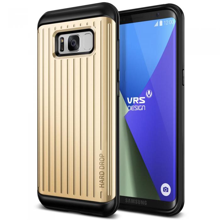 VERUS - Verus Waved Hard Drop Skal till Samsung Galaxy S8 Plus - Gold