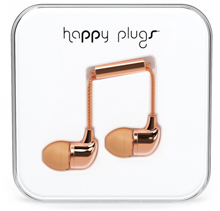 UTGATT5 - Happy Plugs In-Ear (Rose Gold)