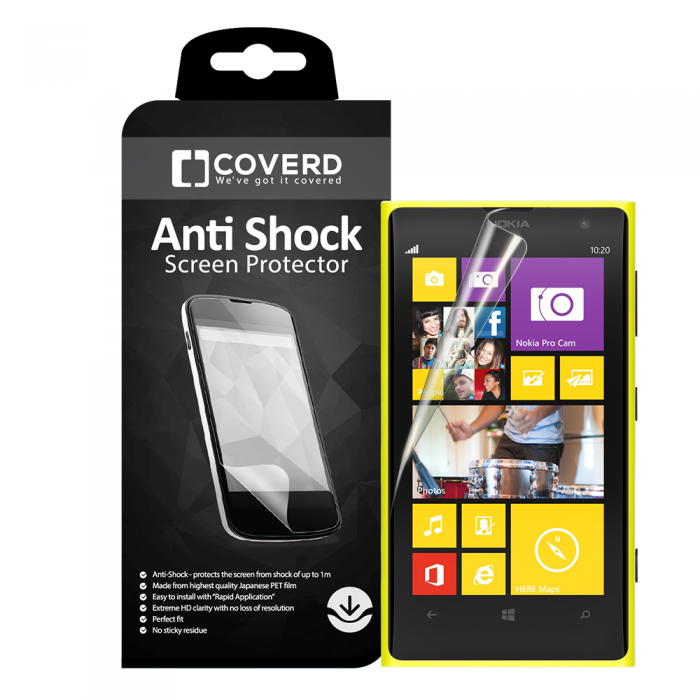 UTGATT4 - CoveredGear Anti-Shock skrmskydd till Nokia Lumia 1020