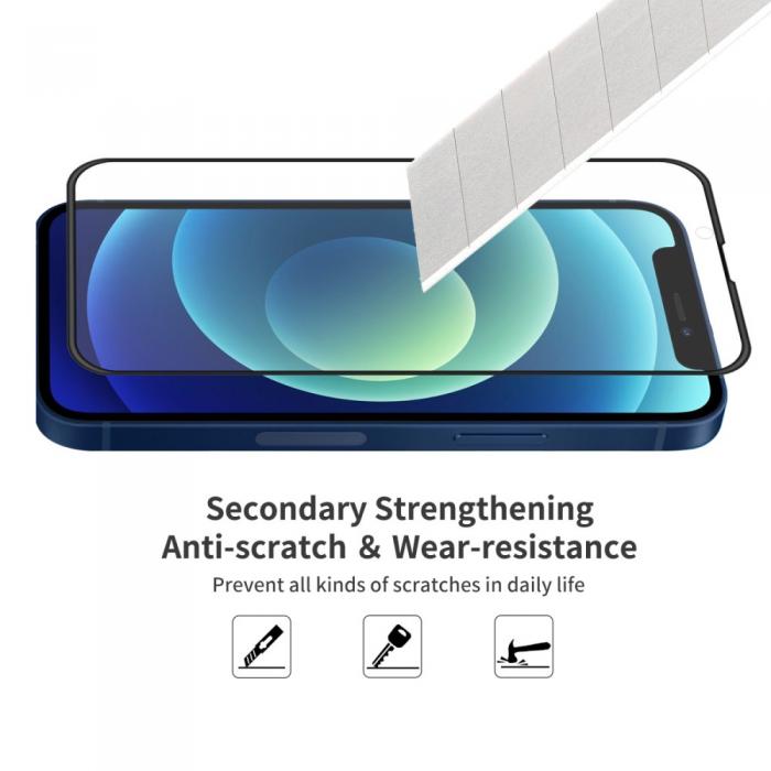 A-One Brand - [2-PACK] Hrdat Glas Skrmskydd iPhone 13 Pro Max - Svart
