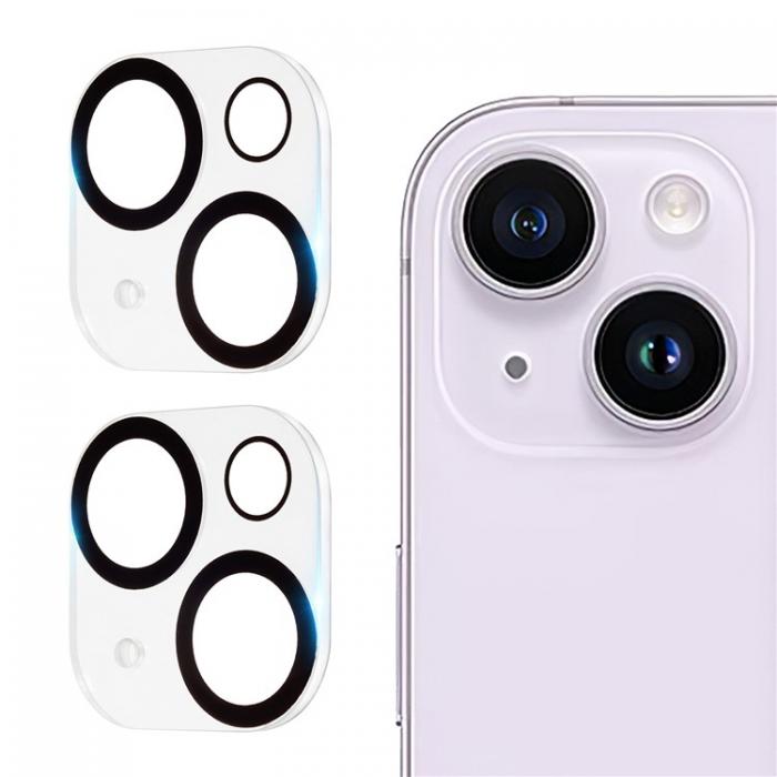 A-One Brand - [2-Pack] iPhone 15 Plus/15 Kameralinsskydd i Hrdat glas