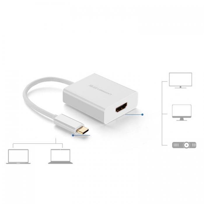 UTGATT1 - Ugreen USB-C Till HDMI - Vit