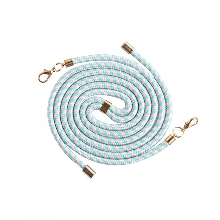 Boom of Sweden - Boom iPhone X/XS skal med mobilhalsband- Rope MintWhite