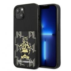 KARL LAGERFELD - Karl Lagerfeld iPhone 13 Mobilskal Korthållare Karlimals
