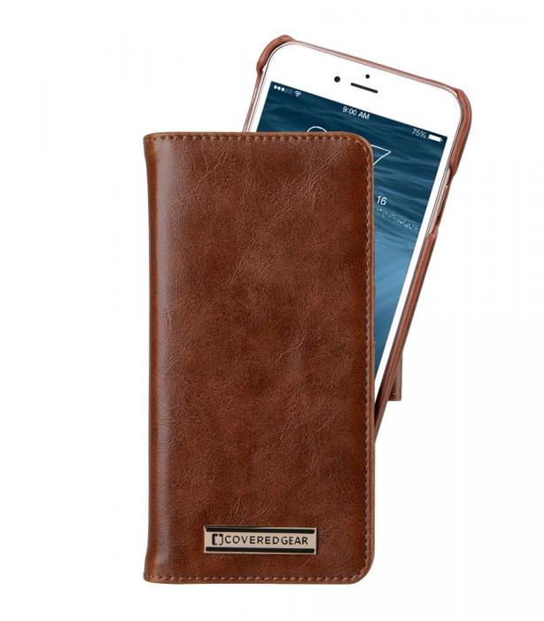 CoveredGear - CoveredGear Signature Plnboksfodral till iPhone 6 (S) Plus - Brun