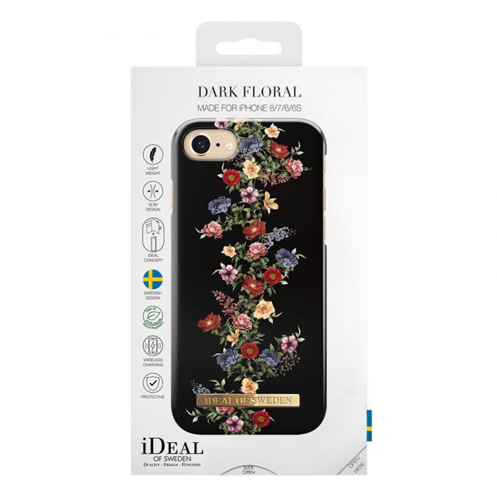 UTGATT5 - iDeal of Sweden Fashion Case Ip 6/6S/7/8 Dark Floral