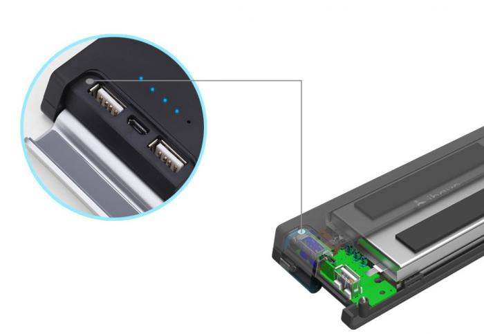 UTGATT4 - ihave MAX Powerbank, Extern Batteriladdare 12000 mAh - Magenta