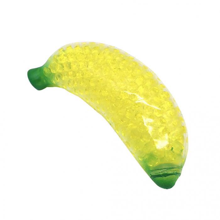 UTGATT5 - Fidget Banan Squeeze - Sensory Toy - Yellow