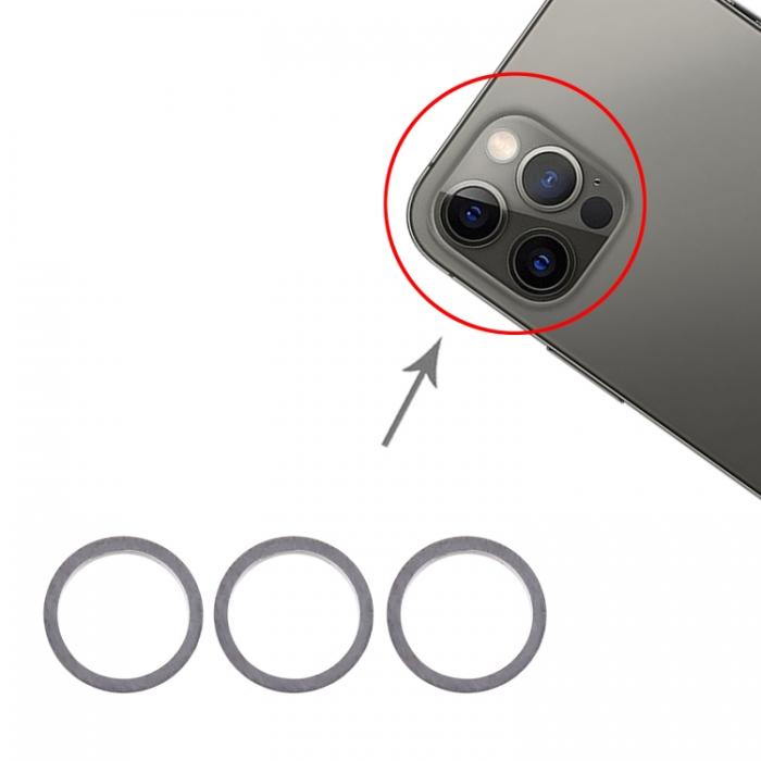 UTGATT1 - iPhone 12 Pro Max Kameraring (3-pack) - Gr