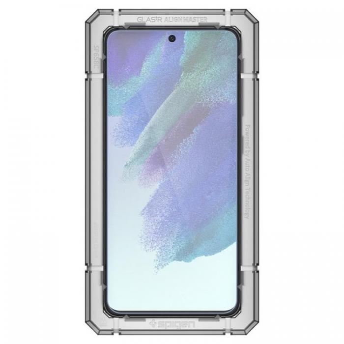 Spigen - Spigen 2-Pack Alm Glas.Tr Hrdat Glas Skrmskydd Galaxy S21 FE