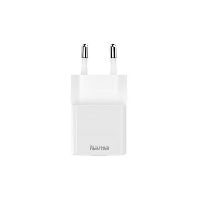 Hama - Hama Vggladdare USB-C 25W - Vit
