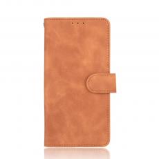 A-One Brand - Skin Touch plånboksfodral till Oneplus 8T - Brun