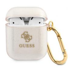 Guess - Guess Glitter Collection Skal AirPods - Guld