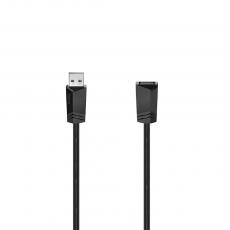 Hama - Hama Kabel USB 2.0 Förlängning 480 Mbit/s 3.0m - Svart