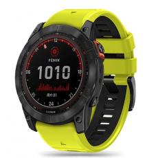 Tech-Protect - Tech-Protect Garmin Fenix 5/6/7 Armabnd - Gul