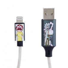 RICK&MORTY - Rick&Morty USB A Till Lightning Kablar (1.2m) Shock