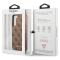 Guess - Guess Galaxy S23 Skal 4G Metal Gold Logo - Brun