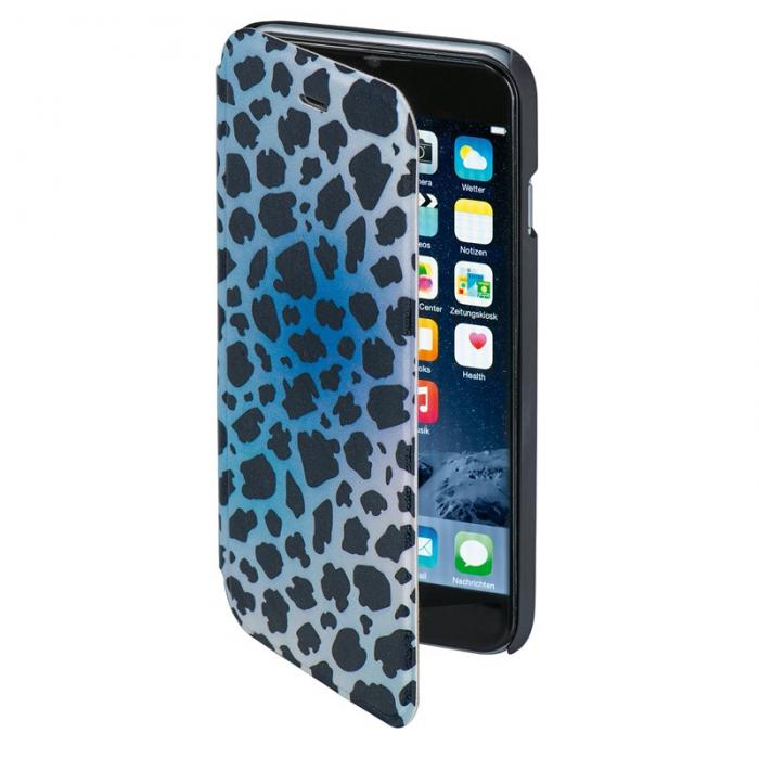 UTGATT1 - HAMA iPhone 6/6S Plnboksfodral DesignLine - Leopard Bl