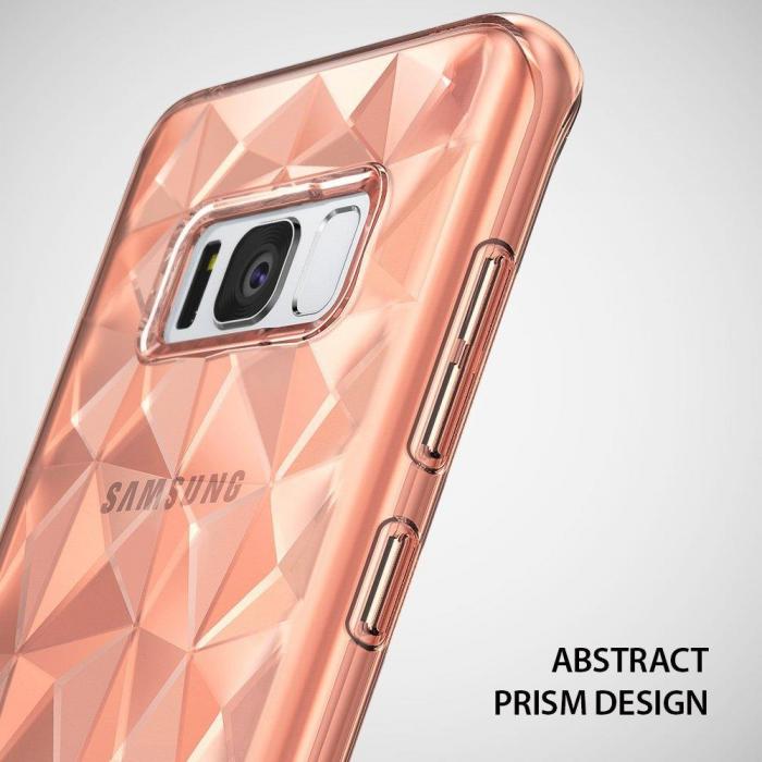 UTGATT5 - Ringke Air Prism Skal till Samsung Galaxy S8 Plus - Rose Gold