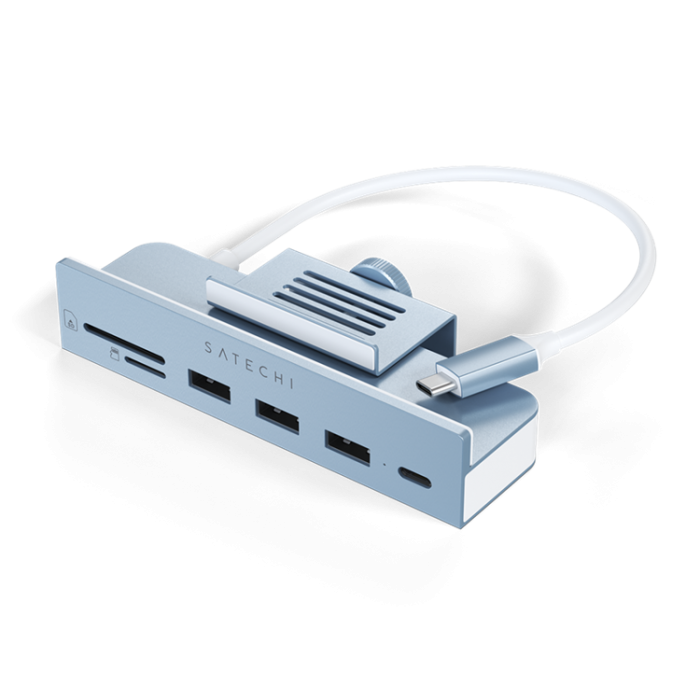 UTGATT1 - Satechi USB-C Clamp Hub Fr iMac 24-tum (2021) - Bl