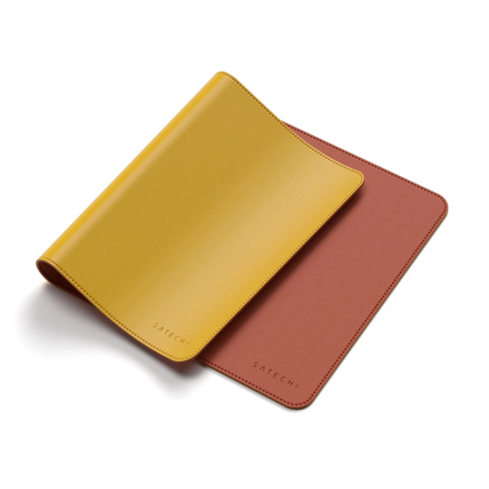 UTGATT1 - Satechi Eco-Leather Deskmate - Dubbelsidig - Gul / Orange