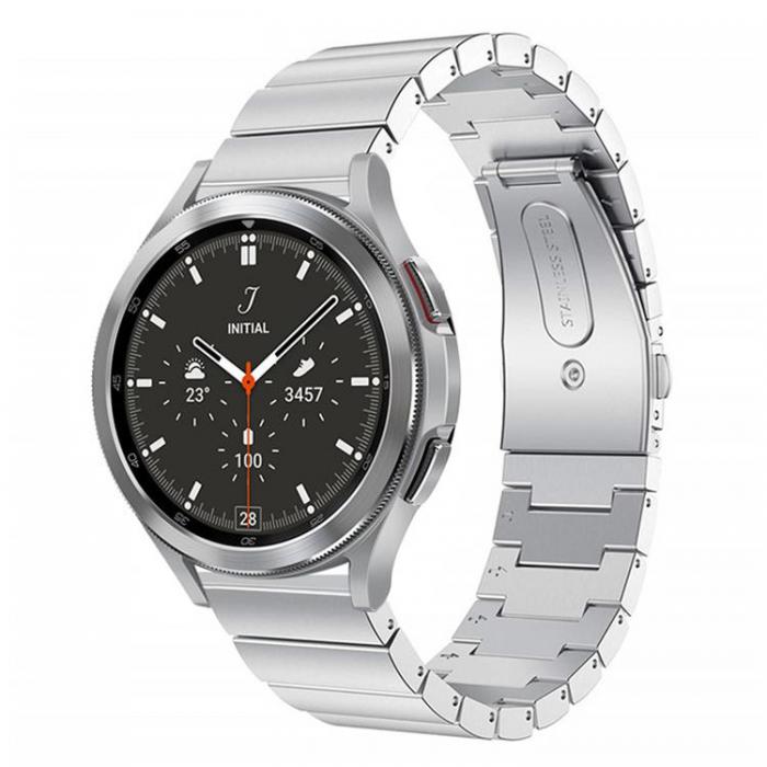 A-One Brand - Galaxy Watch 4 (40/44mm)/Classic 42/46mm Armband Stainless - Silver