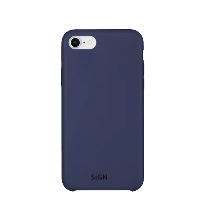 SiGN - SiGN iPhone 7/8/SE (2020/2022) Skal Liquid Silicone - Bl
