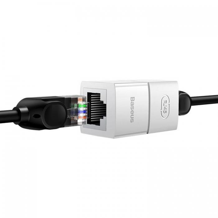 BASEUS - Baseus AirJoy Ethernet RJ45 Kabel kontakt 10 Pcs - Vit