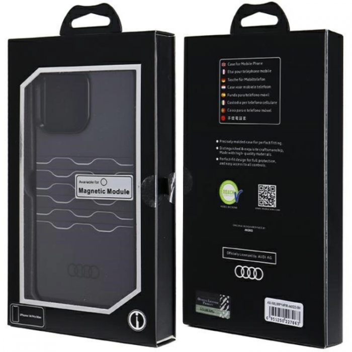 Audi - Audi iPhone 14 Pro Max Mobilskal Magsafe IML - Svart