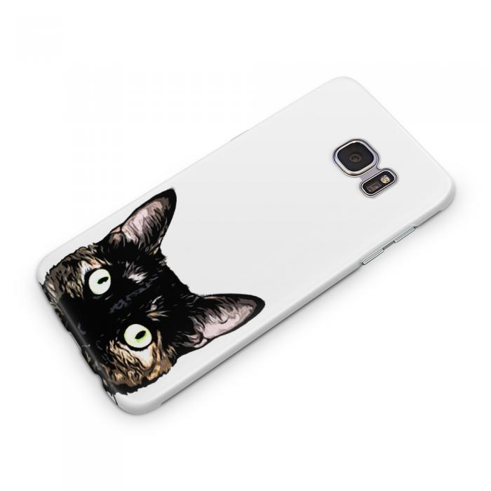 UTGATT5 - Skal till Samsung Galaxy S7 - Peeking Cat