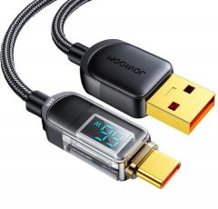 Joyroom - Joyroom USB-A till USB-C 66W Kabel 1.2 m - Svart