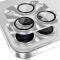 HAT PRINCE - ENKAY iPhone 14 Pro Max/14 Pro Kameralinsskydd Hrdat Glas - Silver