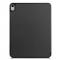 A-One Brand - Fodral iPad Air 4 10.9 (2020) med Pennhllare Litchi Skin - Svart