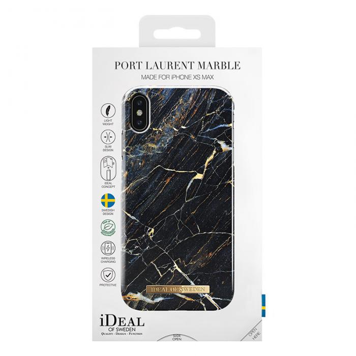 UTGATT5 - iDeal of Sweden Fashion skal iPhone XS Max Port L.Marble