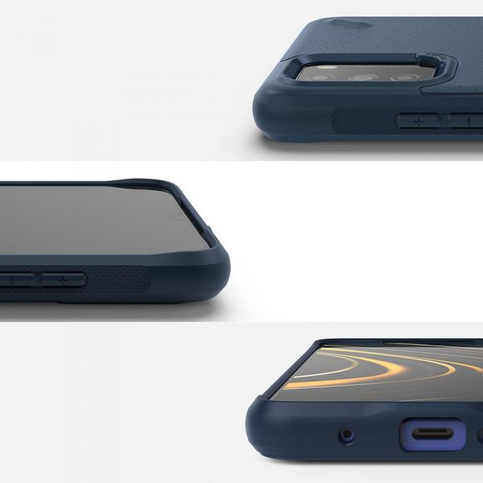 Ringke - Ringke Onyx Durable Skal Xiaomi Poco M3 - Navy Bl