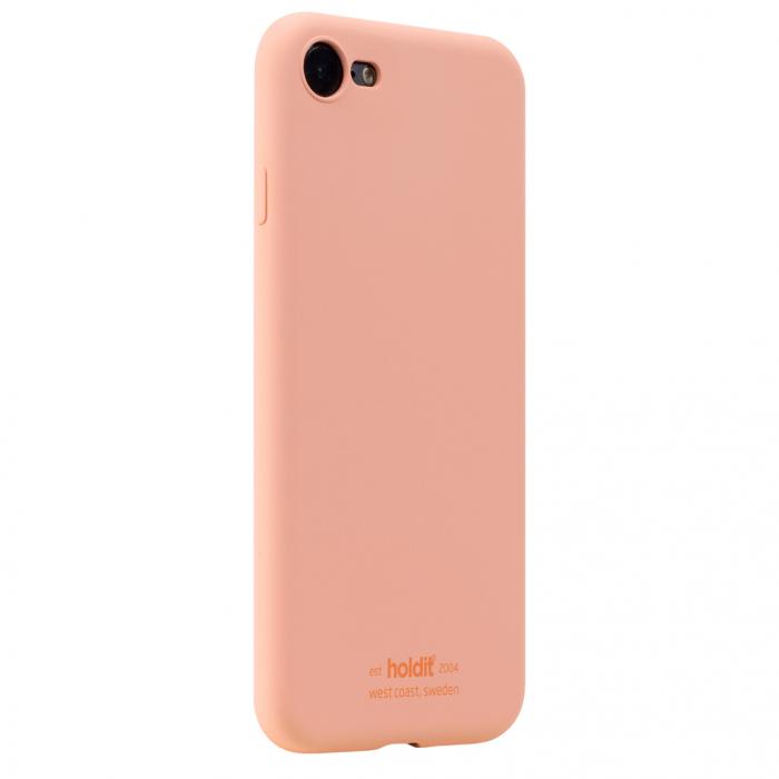 UTGATT1 - Holdit Silikon Skal iPhone 7/8/SE 2020 - Rosa Peach