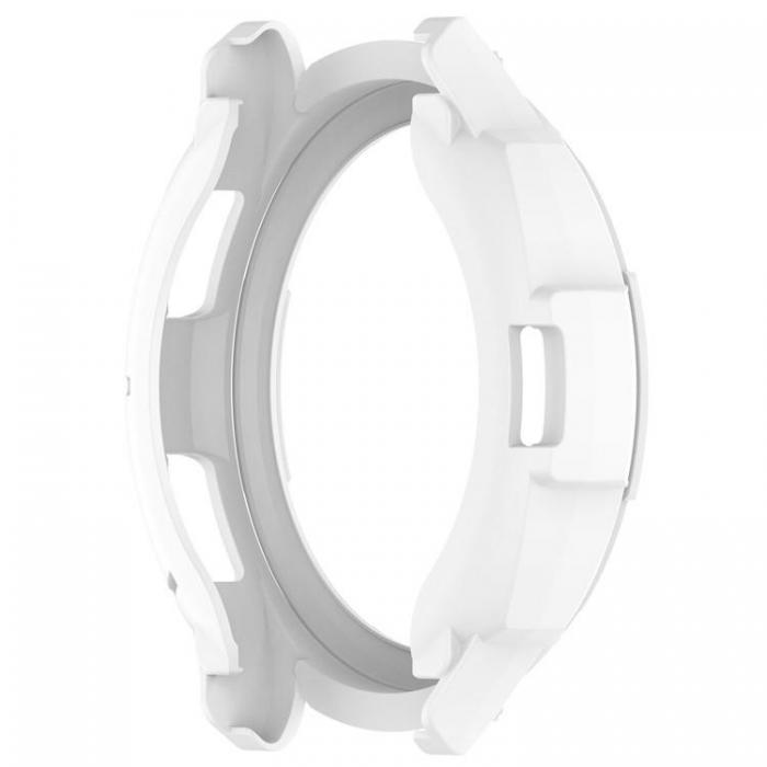 A-One Brand - Galaxy Watch 6 Classic (47mm) Skal TPU med Bezel Ring - Vit