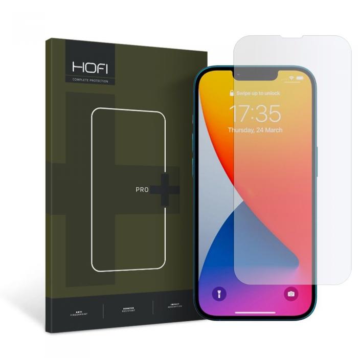 Hofi - HOFI iPhone 14 Pro/13 Skrmskydd Hrdat Glas - Clear