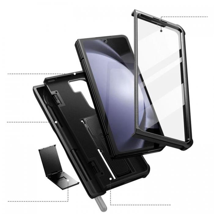 Tech-Protect - Tech-Protect Galaxy Z Fold 5 Mobilskal Kevlar Pro - Svart