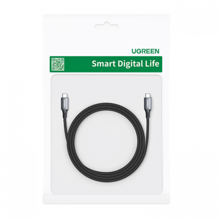 Ugreen - Ugreen USB-C Till USB-C Kabel 3m - Gr