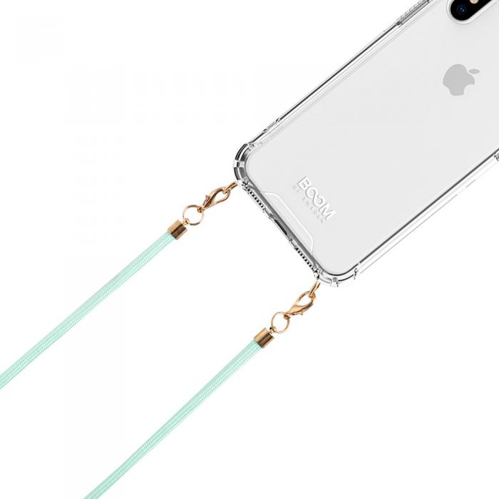 Boom of Sweden - Boom iPhone 13 skal med mobilhalsband- Rope Mint