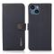 KHAZNEH - KHAZNEH iPhone 14 Plnboksfodral RFID kta Lder - Bl