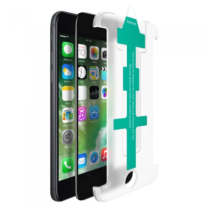 UTGATT5 - CoveredGear Easy App hrdat glas skrmskydd till iPhone 7/8/SE 2020 - Svart