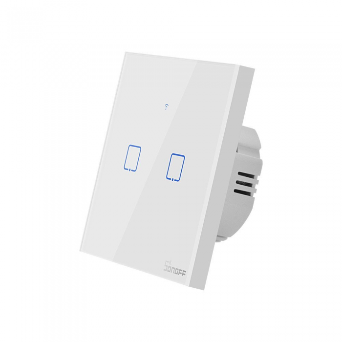 UTGATT1 - Sonoff 2-Channel Wi-Fi Smart Switch T0EU2C-TX - Vit