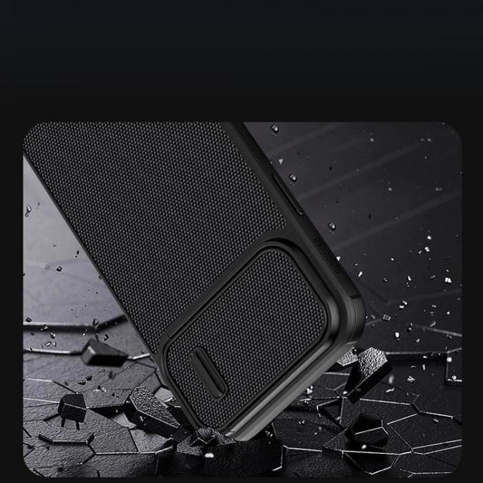 Nillkin - Nillkin iPhone 14 Pro Skal Magsafe Textured S Magnetic - Svart