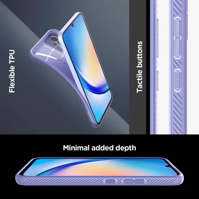 Spigen - Spigen Galaxy A54 5G Mobilskal Liquid Air - Awesome Voilet